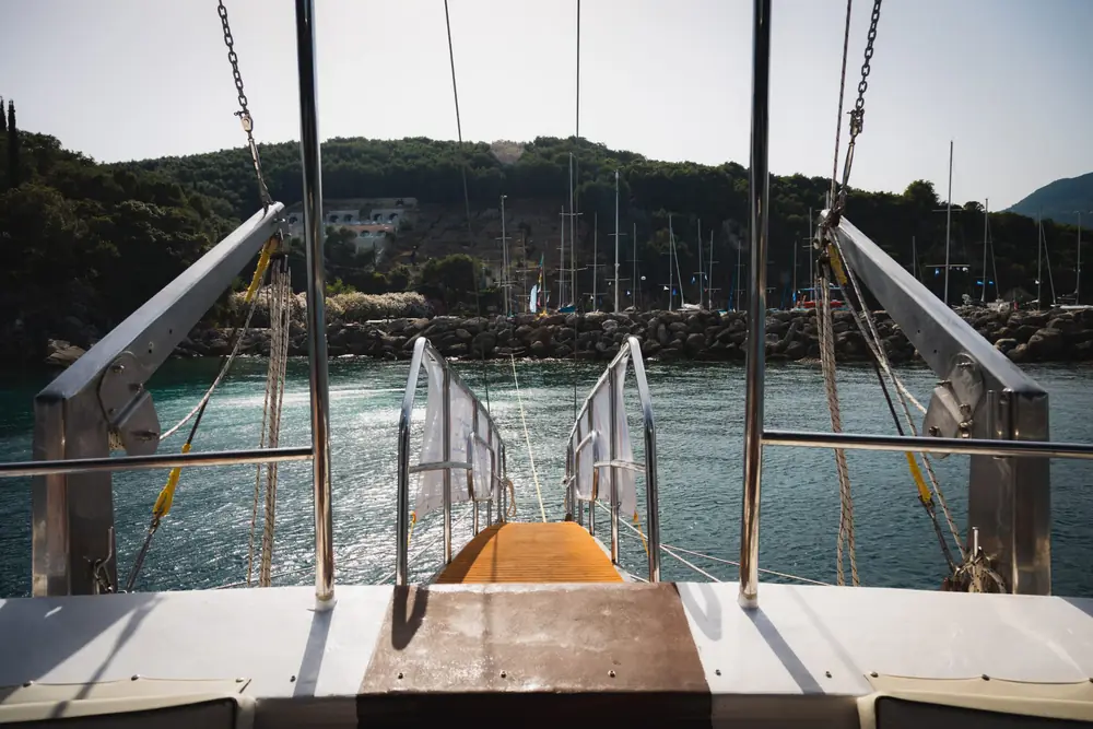 Die Eros auf offener See